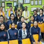 Students from Manipur University arrived for an educational tour