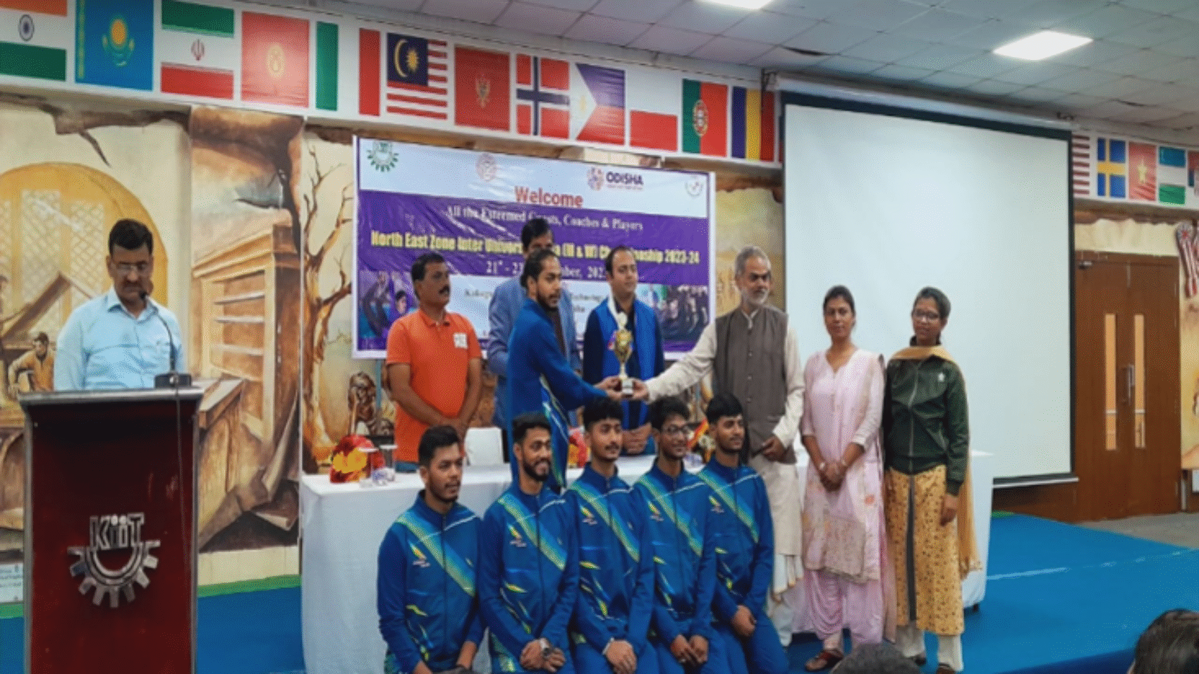 Participation in East North Zone ‘Yogasana’ 2023 KIIT University Bhubaneswar Individual Silver Medal- Himanshu Pargai